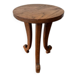 Vintage wooden side table / stool