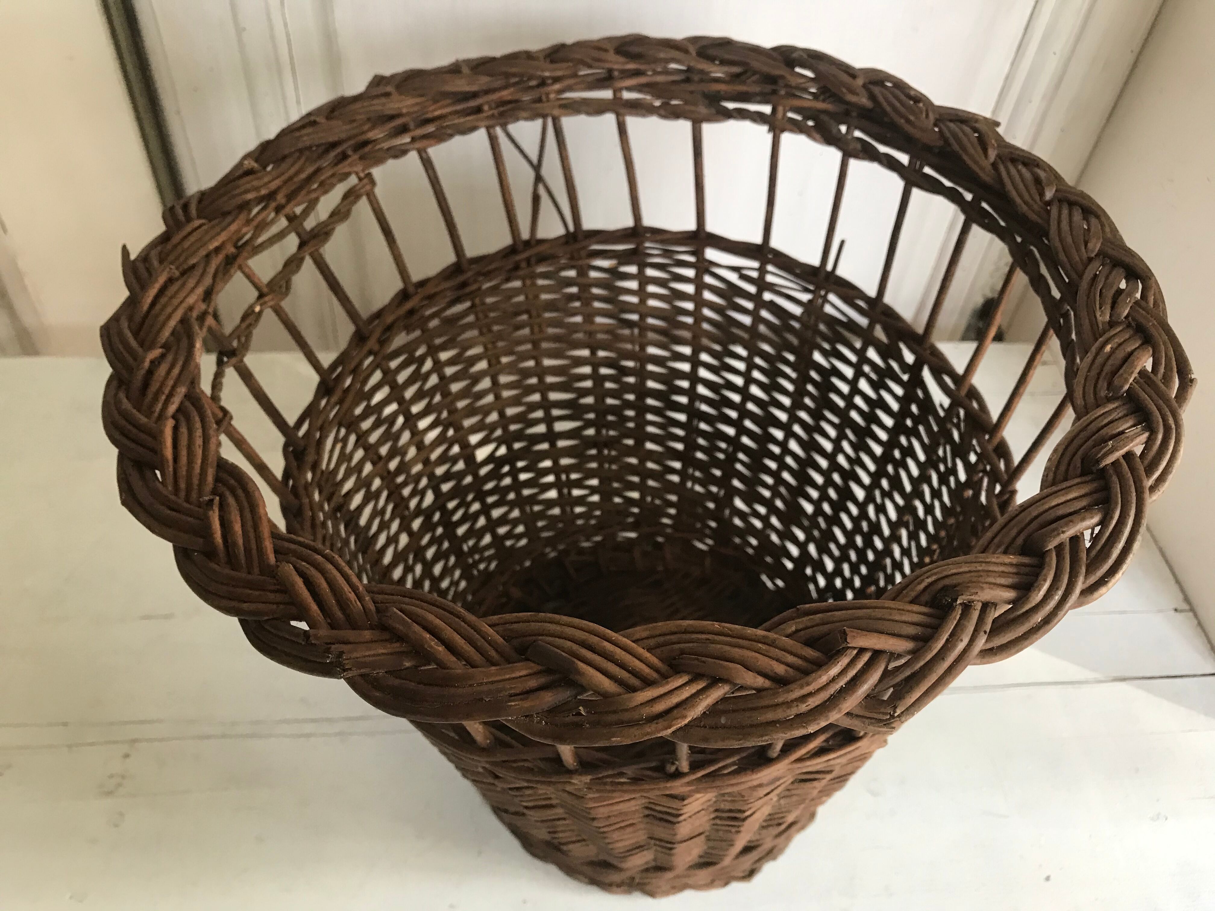 Vintage paper basket