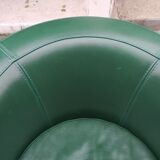 Pair of leather chairs 1980