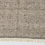 8x10 Plain Brown Turkish Vintage Kilim Rug, 255x322Cm