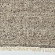 Tapis Kilim turc vintage marron uni 8x10, 255x322 cm
