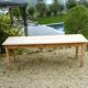 Solid oak farmhouse table 220 X 80 cm