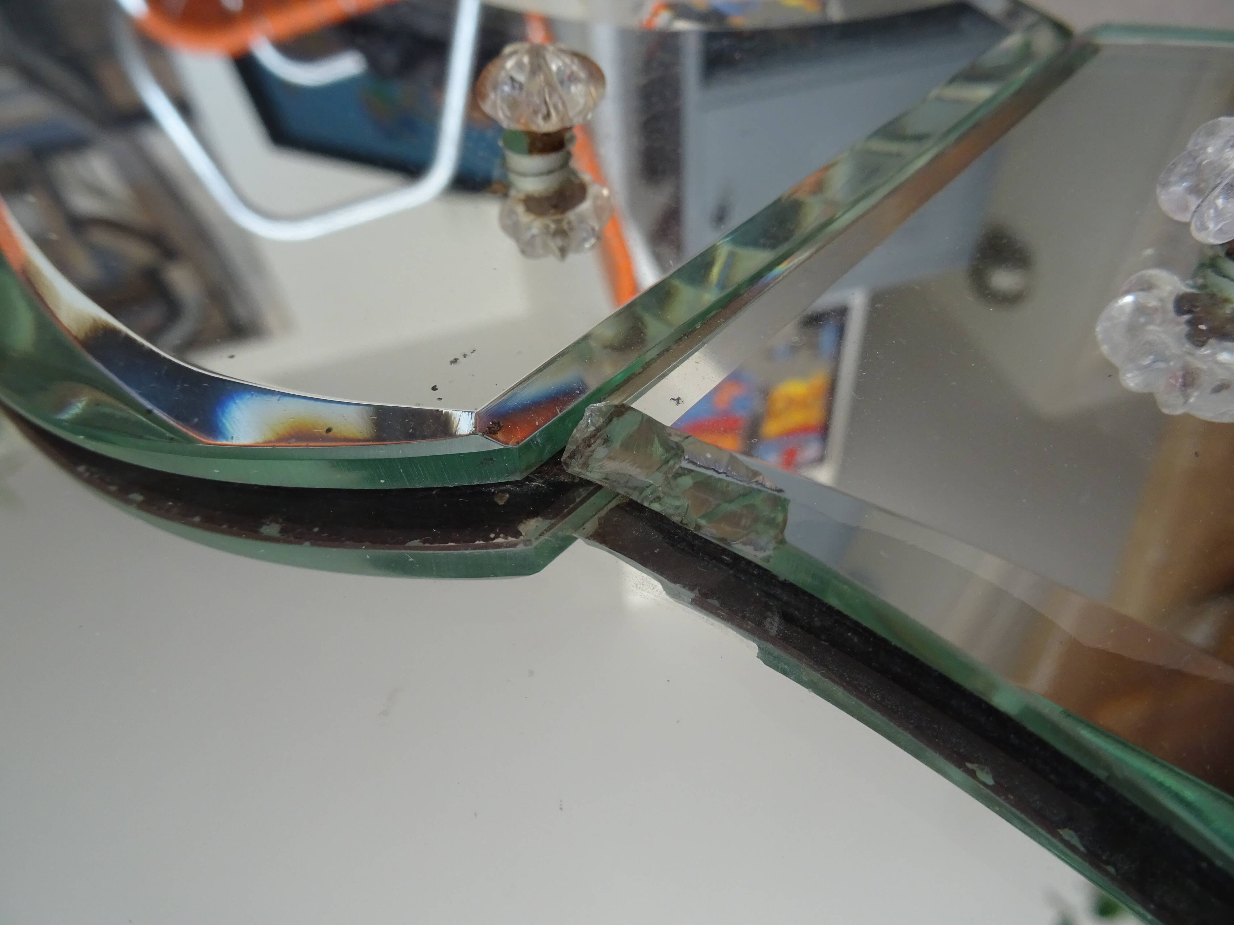 Venetian mirror Art Deco style