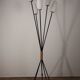 Lampadaire en métal et opaline, 1960