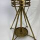 Large brass coat rack Secession by Adolf Loos