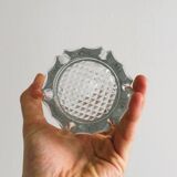 Crystal vase large flower petals.