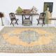 Tapis persan bleu classique 7x11, 222x330cm