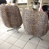 Pair of armchairs "egg" of 1973