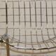 Lot of 2 vintage year 70, chromed metal wire chairs