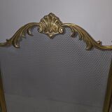 Bronze fireplace screen