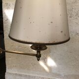 Floor lamp with articulated arm