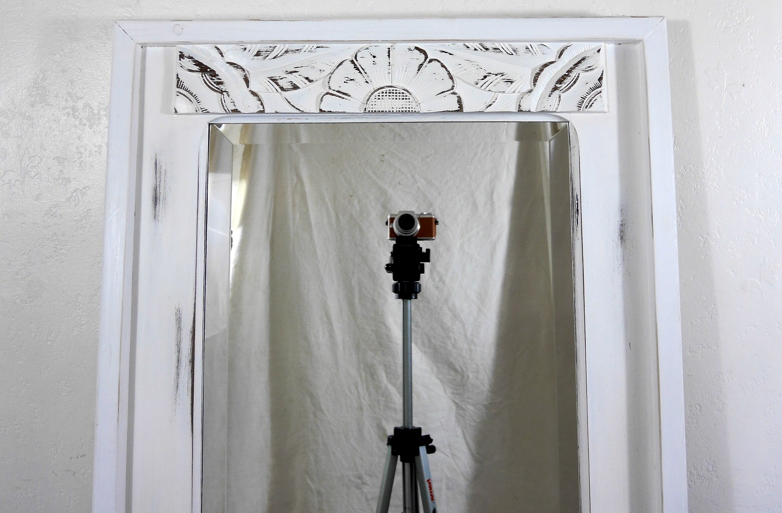 Full-length mirror art deco shaby chic