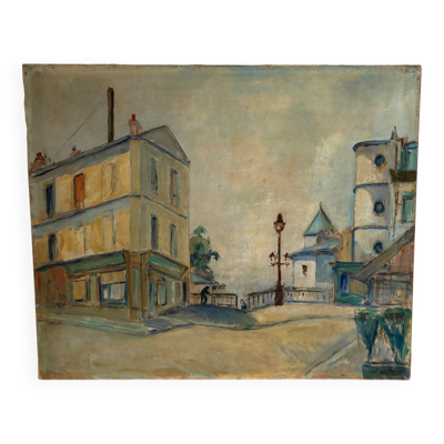 Vue de Montmartre du XXeme siècle
