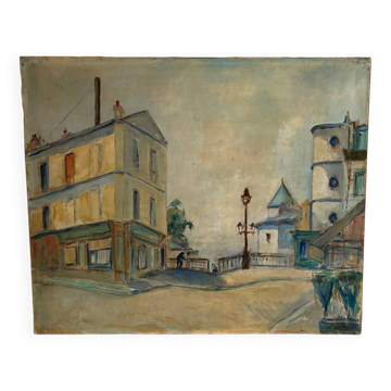 View of Montmartre from the 20th century