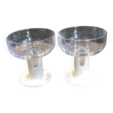 2 Kaveri 80's design champagne glasses by Jorma Vennola for Iittala