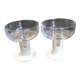 2 Kaveri 80's design champagne glasses by Jorma Vennola for Iittala