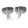 2 Kaveri 80's design champagne glasses by Jorma Vennola for Iittala