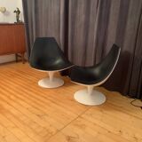 A pair of Moon armchairs by Pietro Arosio, Tacchini, Italy