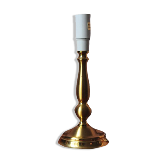 Golden table lamp Hollywood Regency by Danalux