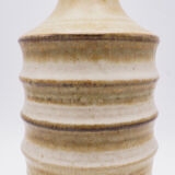 Vintage Ceramic Ecru Table Lamp Base from Søholm, 1960s