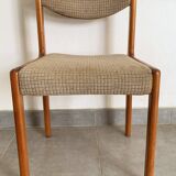 Set of 4 vintage baumann chairs from the 50s