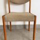 Set de 4 chaises vintage baumann des années 50