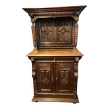 Renaissance Style Oak Sideboard