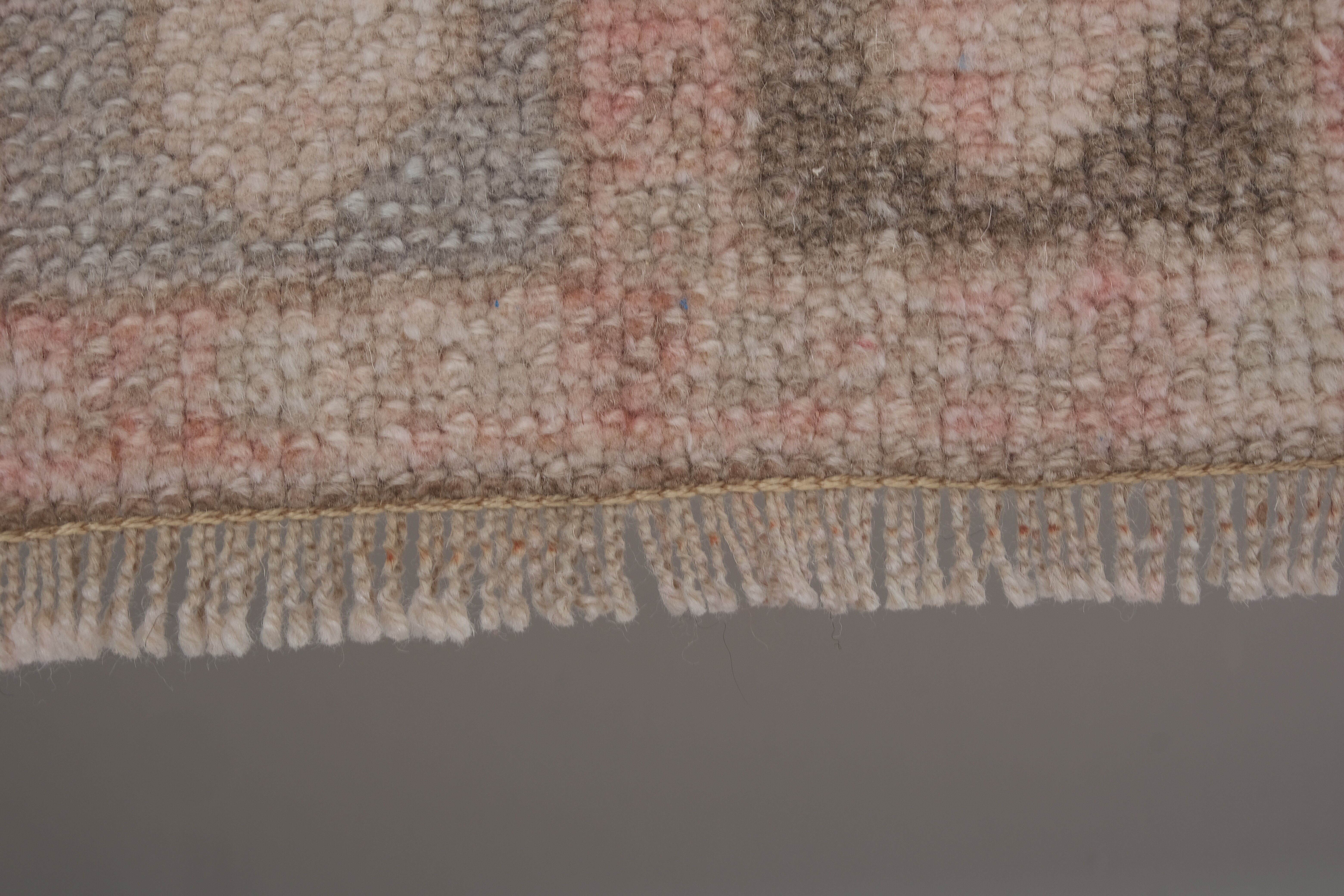 Vintage Turkish rug from Oushak, hand-woven 75x230 cm