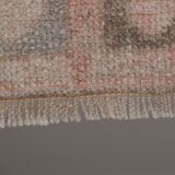 Vintage Turkish rug from Oushak, hand-woven 75x230 cm