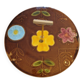 Server/Cheese platter Sarreguemines in slipware