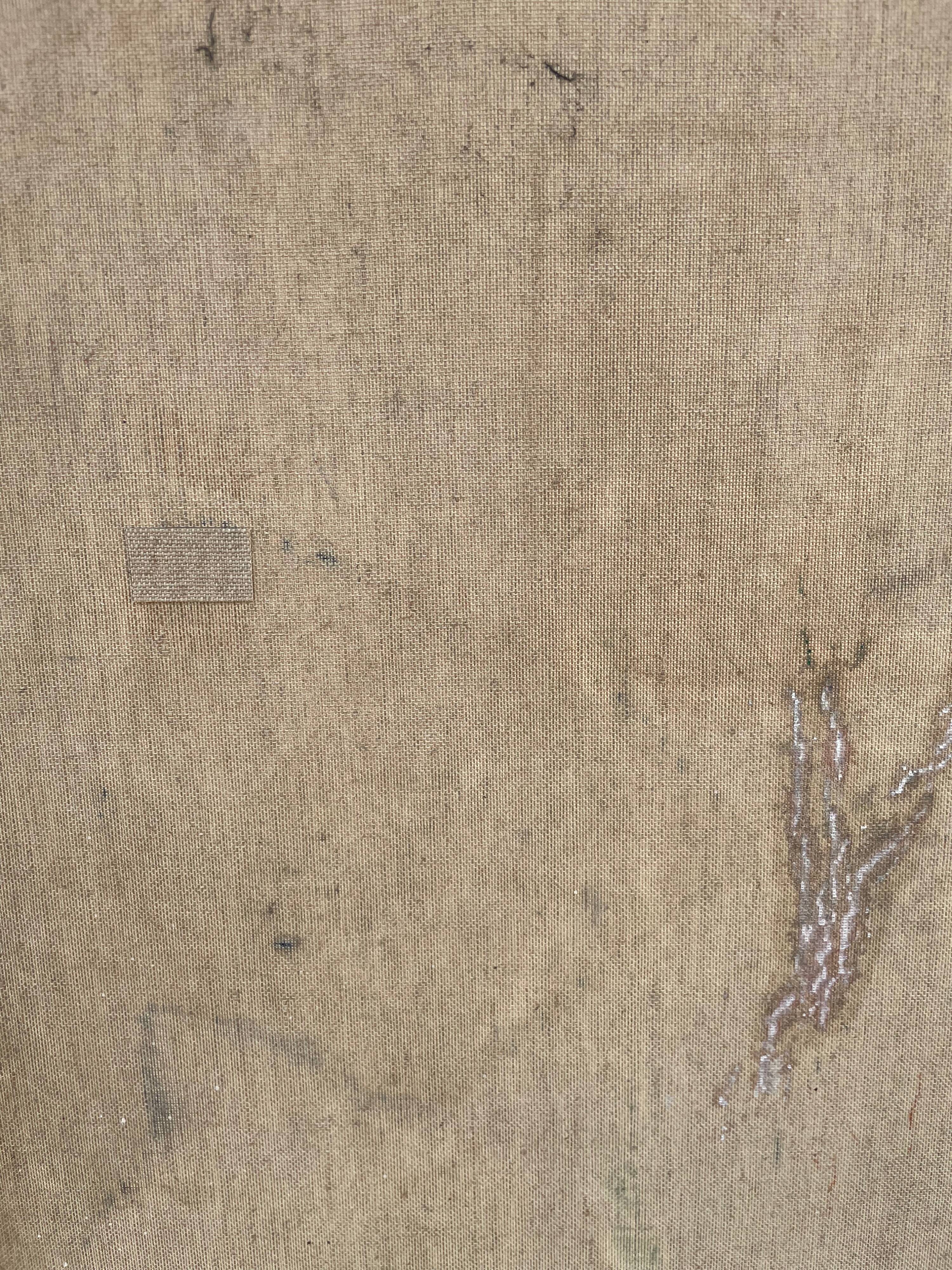 Tableau peinture composition abstraite géométrique, Poliakoff 1969