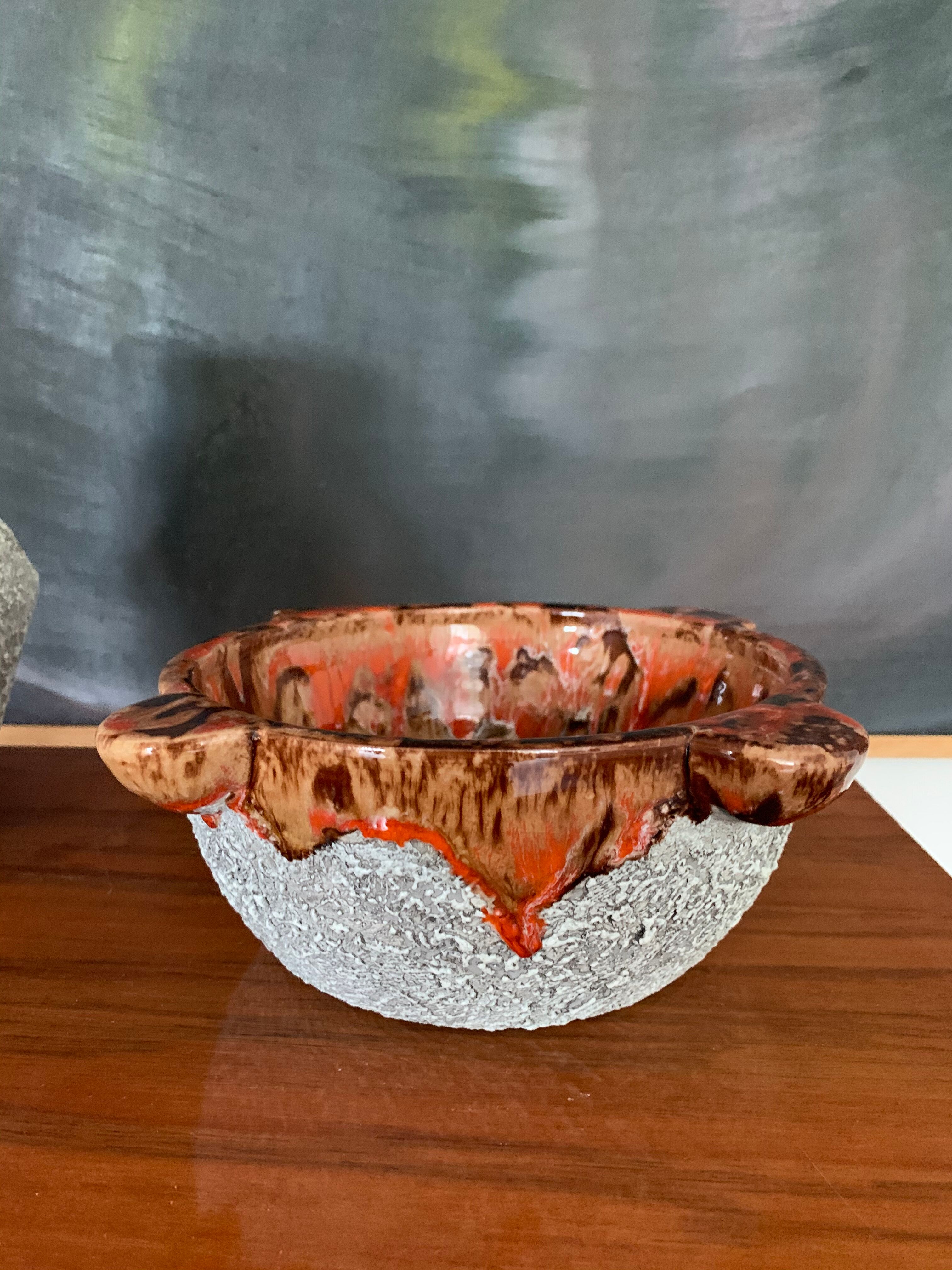 Vintage glazed pitcher and mortar duo