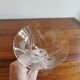 6 glasses of vintage crystal champagne