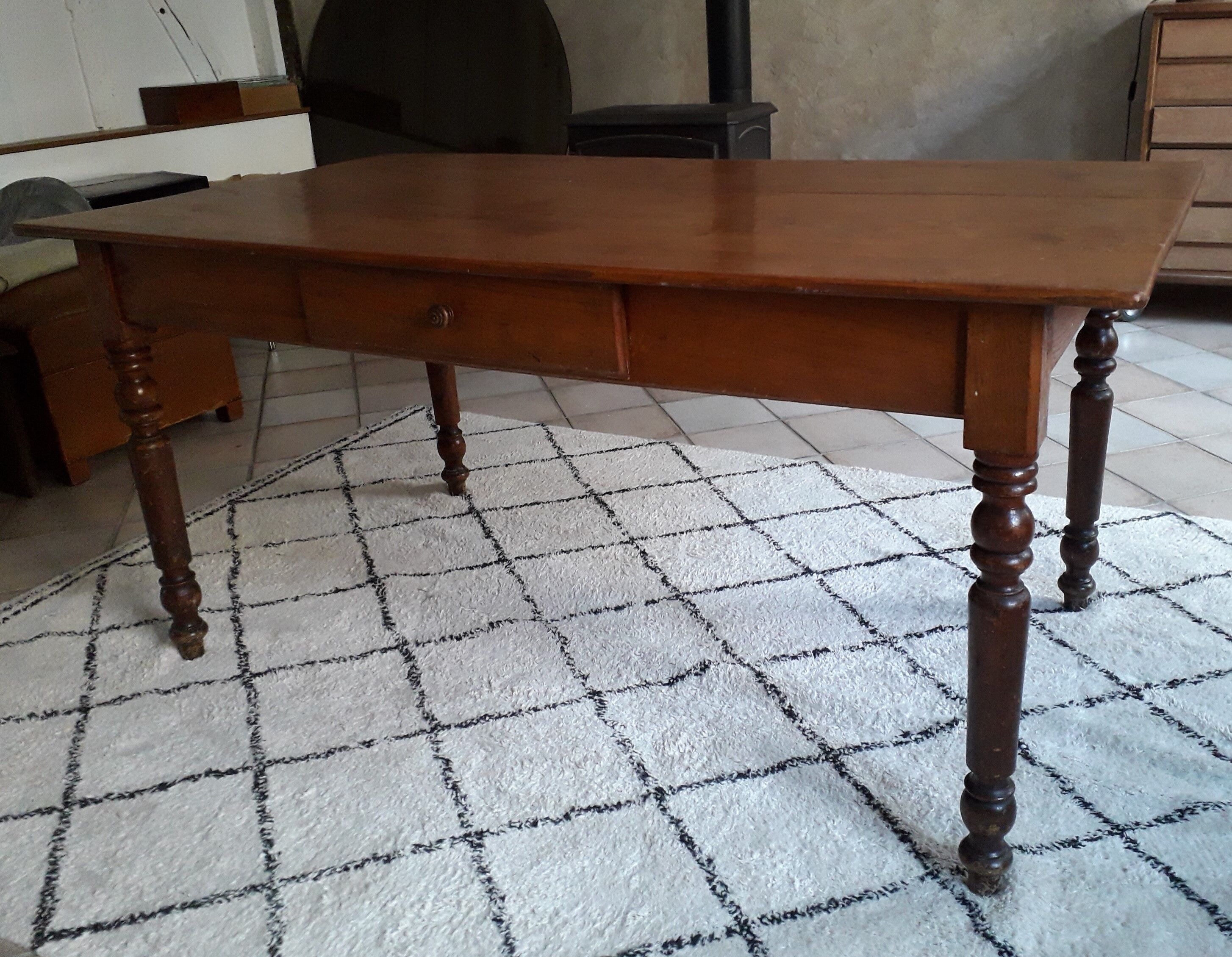 Ancient elm table