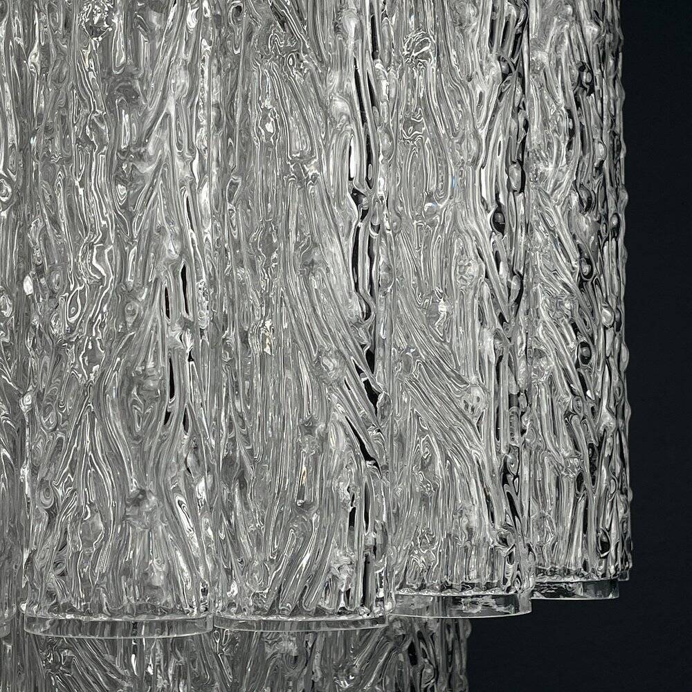 Lustre Tronchi en verre Murano attribué à Toni Zuccheri pour Venini, Italie, années 1960