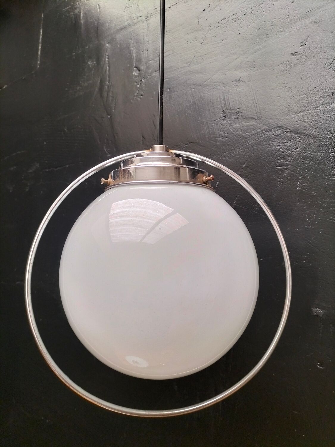 Opaline ball pendant