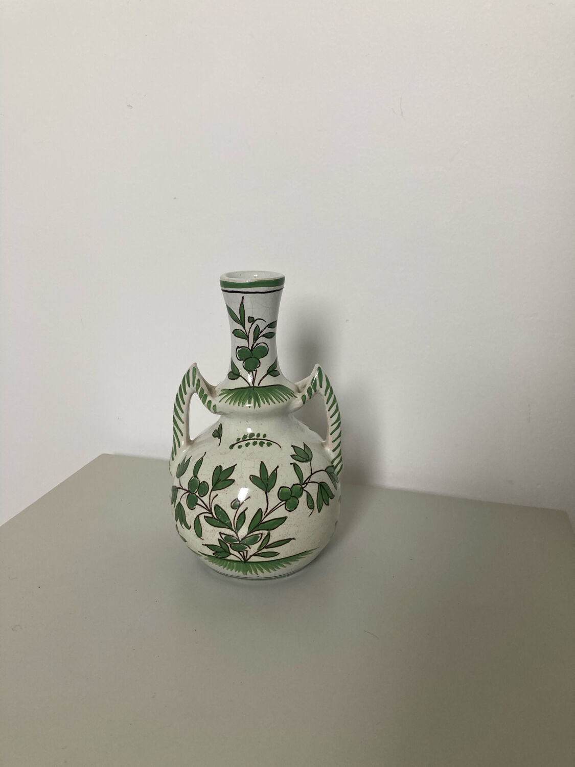 French ceramic vase