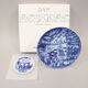 Royal Copenhagen blue porcelain Christmas plate for children 2005