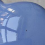 Blue ceramic liquor bottle