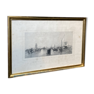 Box entitled “View taken from the Lido” by Lita de delpech