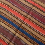 5x7 Rug For Living Room, Handwoven Vintage Kilim Rug, 140x214Cm