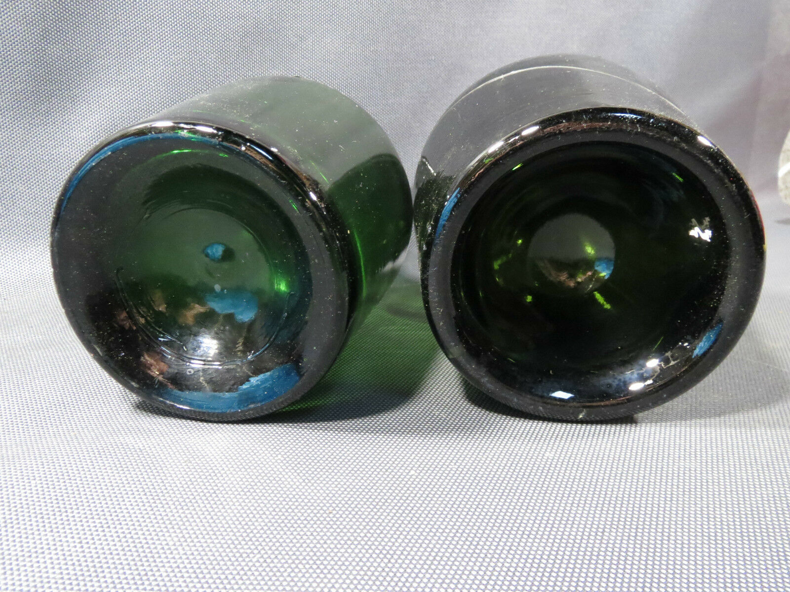 Lot of 2 old bottle of benedictine liqueur in blown glass