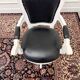 Classic English White Desk Set with Desk Chair