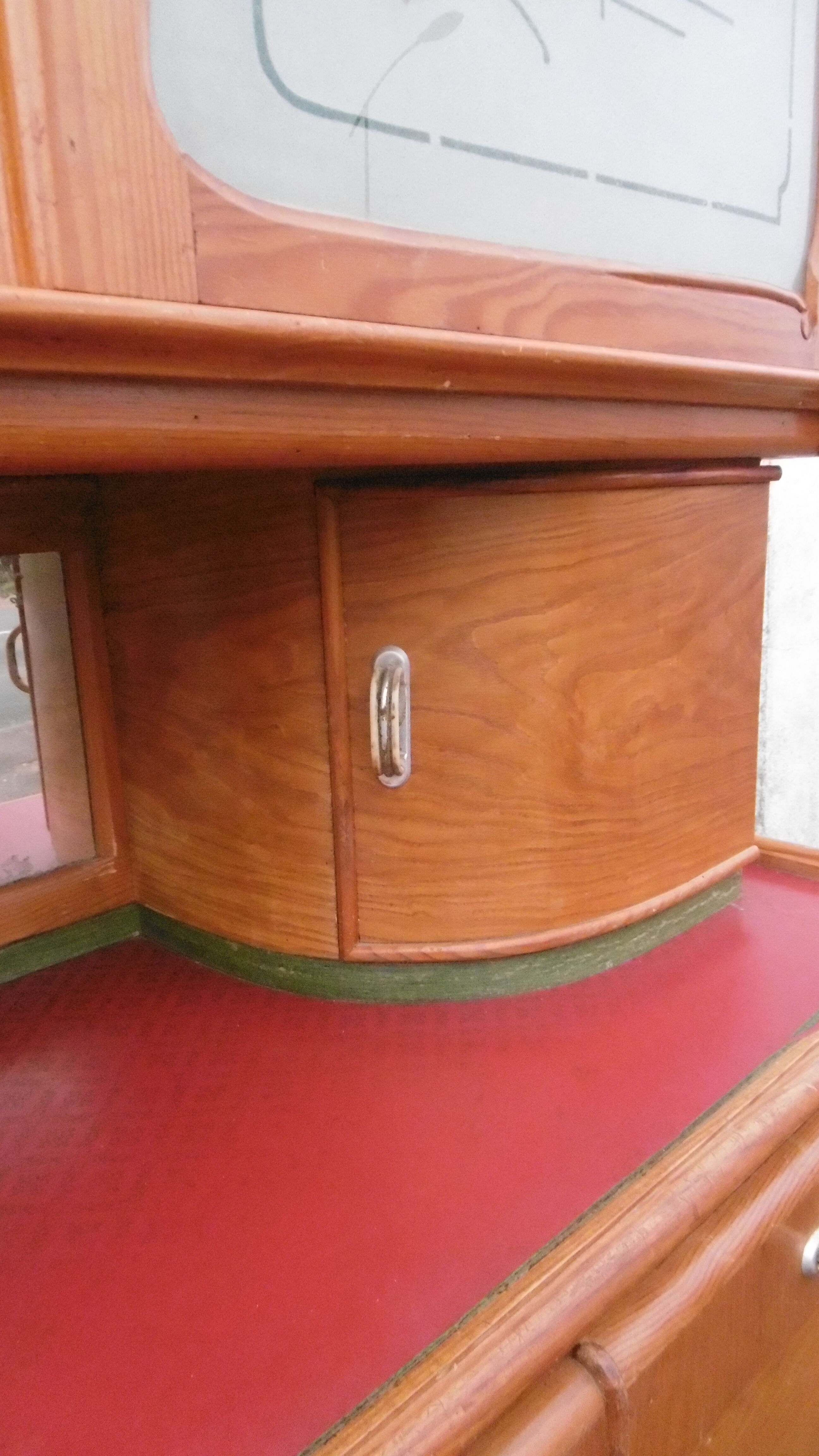 The 1950s wooden buffet