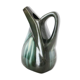 Ceramic jug, cubic shape, vintage