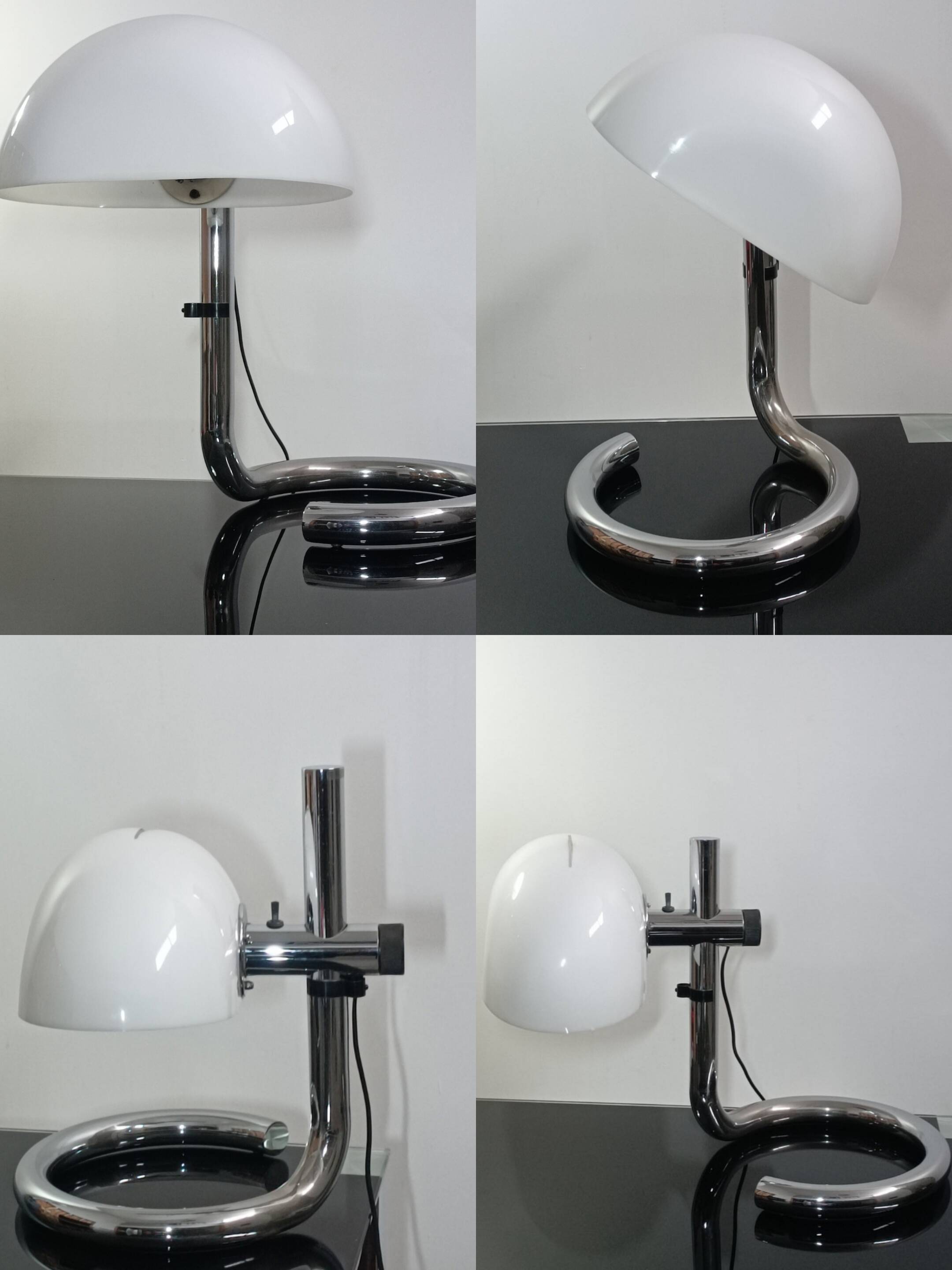 Importante lampe design par Metalarte 1970s
