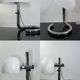 Importante lampe design par Metalarte 1970s