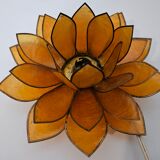 Table lamp in mother-of-pearl and brass