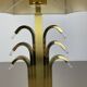 Lampe de table en laiton et acrylique de style Hollywood Regency par WKR Lights, Allemagne, années 1970