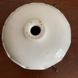 Porcelain and opaline ceiling lamp